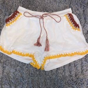 BLUE RAIN FLOWY SHORTS NEVER WORN